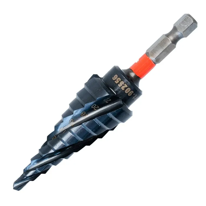 Burghiu pentru metal, in 10 trepte, de impact, Kronus 902556, 4 - 22 mm