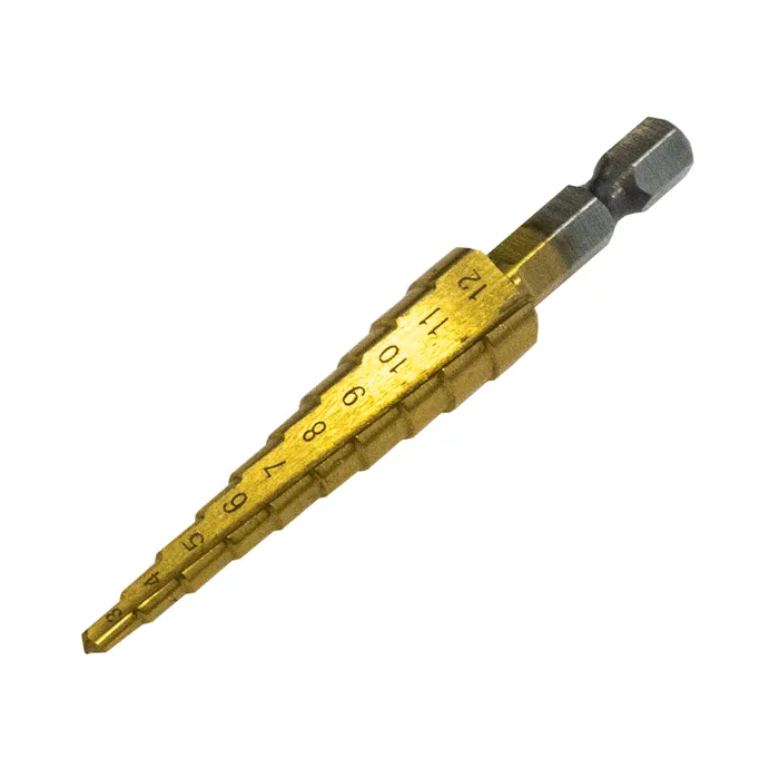 Burghiu pentru metal, in 10 trepte, Lumytools LT21842, 3 - 12 mm