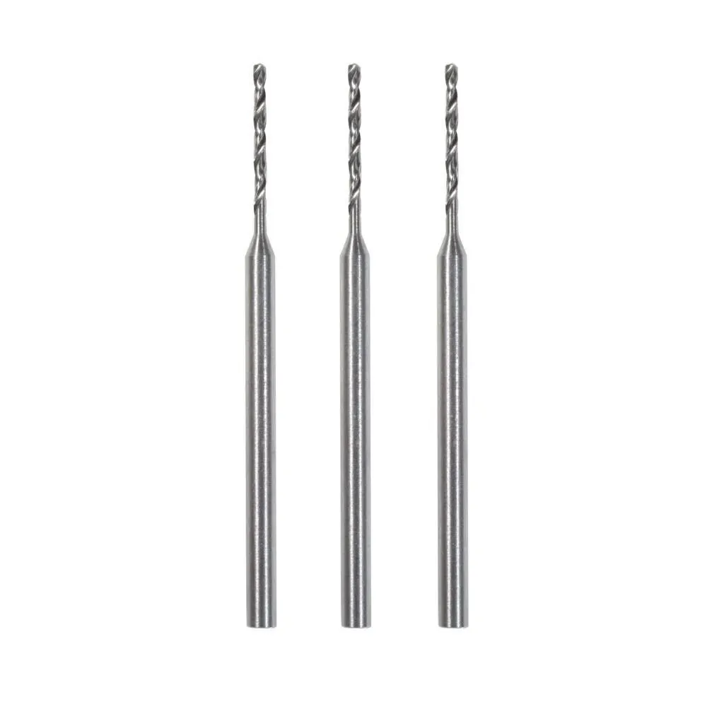 Burghiu pentru metal / lemn / plastic, otel cu tungsten - vanadiu, Proxxon 28864, 1 mm, set 3 bucati