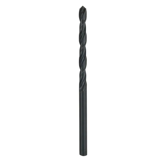 Burghiu pentru metal, tip HSS-R, Bosch 2609255007, 4 x 43 x 75 mm, set 2 bucati