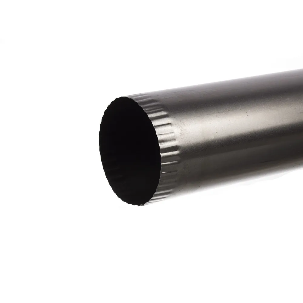 Burlan tabla, grosime 0.4 mm, Ø 130 mm, L 1 m, argintiu