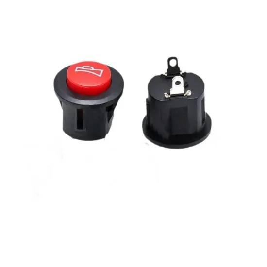 Buton claxon rosu 12V