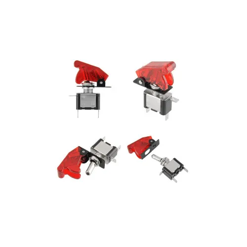 Buton cu protectie si Led 12V — imaginea 2