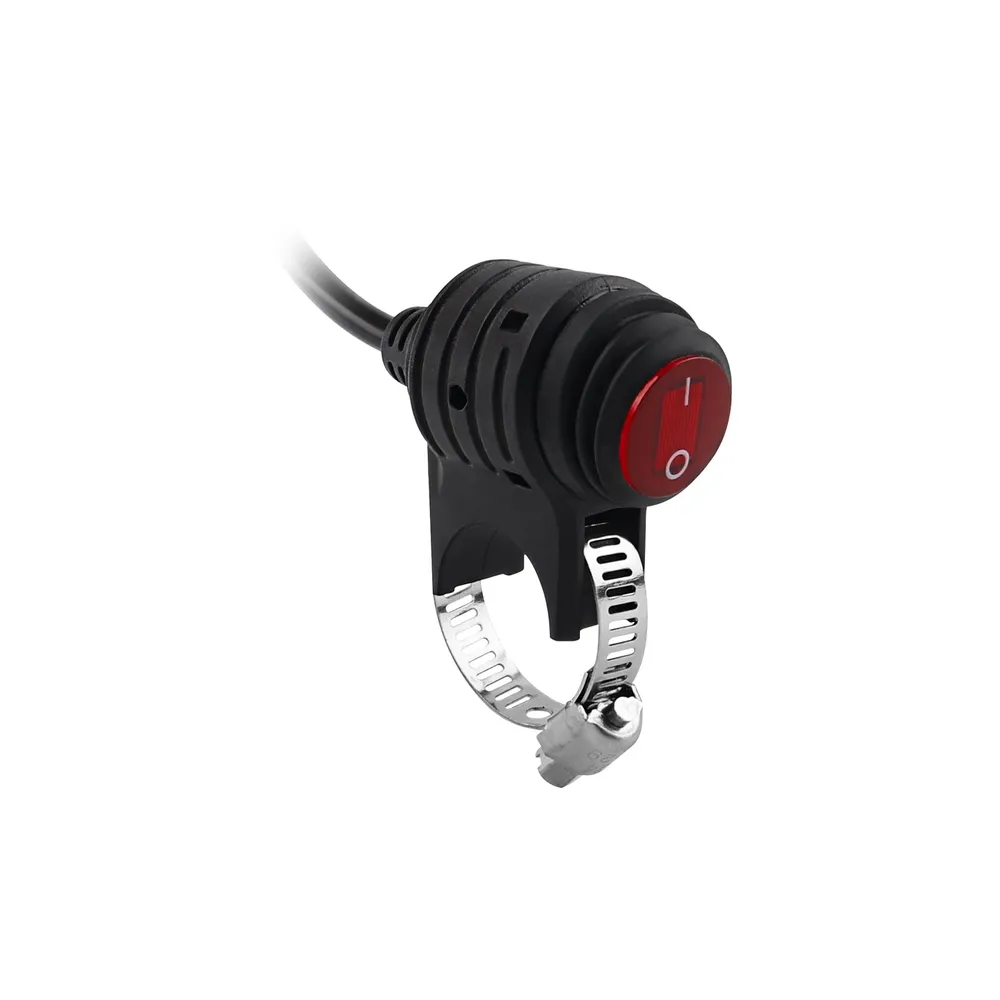 Buton cu suport moto/ATV, realizat din plastic si metal