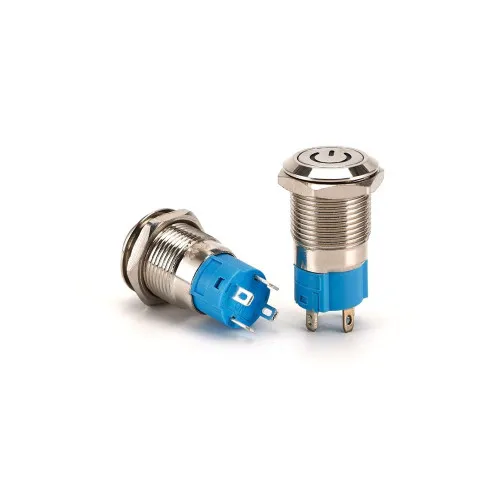 Buton din aluminiu 12V ,12mm — imaginea 2