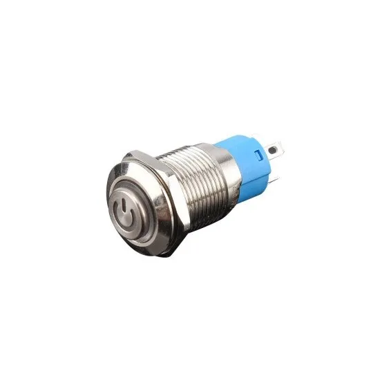 Buton din aluminiu 12V, 12mm