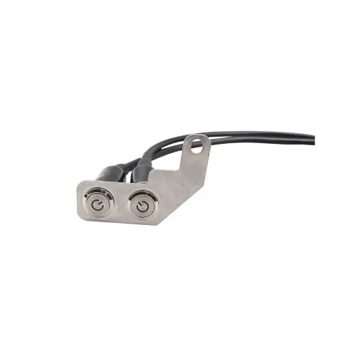 Buton dublu cu suport moto ATV metalic