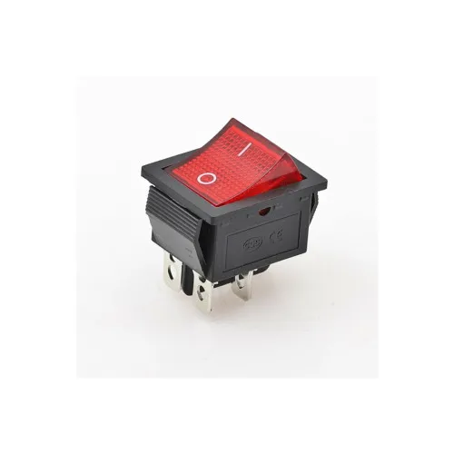 Buton electric rosu 12V