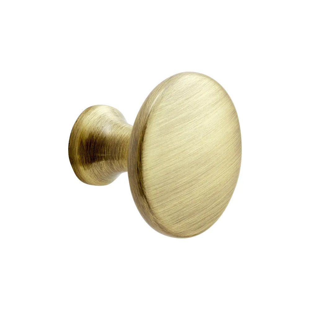 Buton mobila Inspire Anais, Ø 29 mm, zamac, maro, finisaj alama