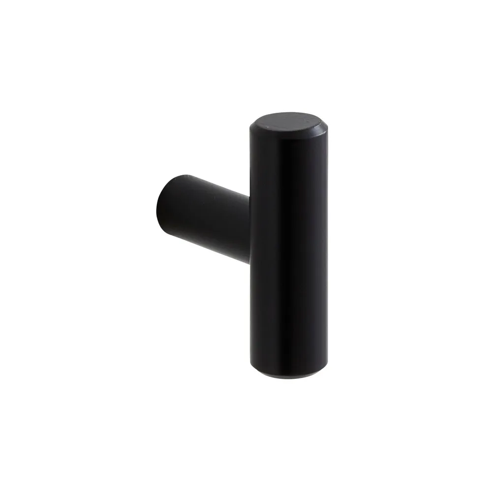 Buton mobila Urban, 40mm, otel, negru, finisaj mat