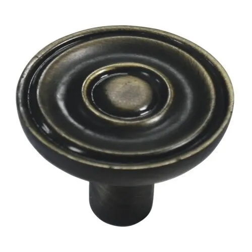 Buton pentru mobila Ø30mm, metal zamac brunat