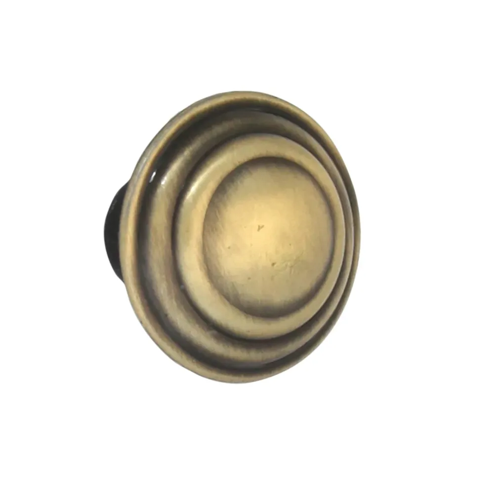 Buton pentru mobila, metalic, alamit antic, M 482.95.29, 30 x 22 mm