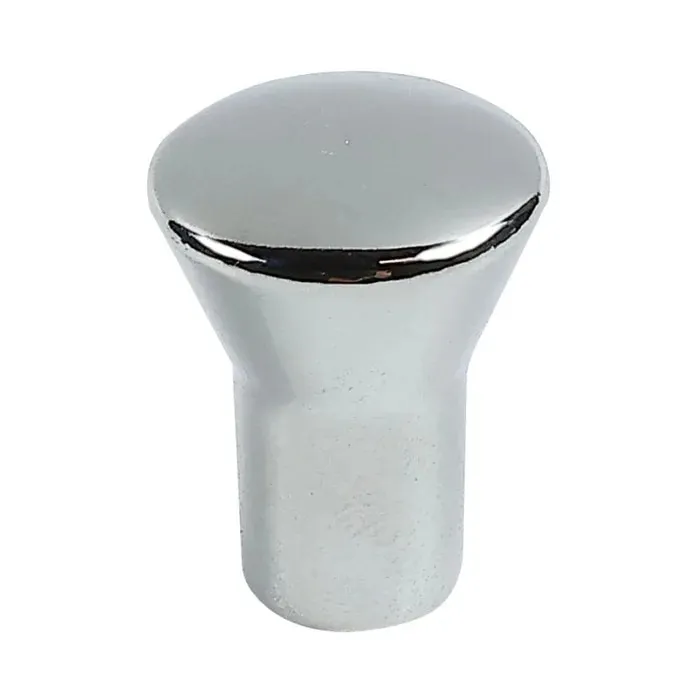 Buton pentru mobila, metalic, crom lucios, M 480.03.22, 16 x 21 mm