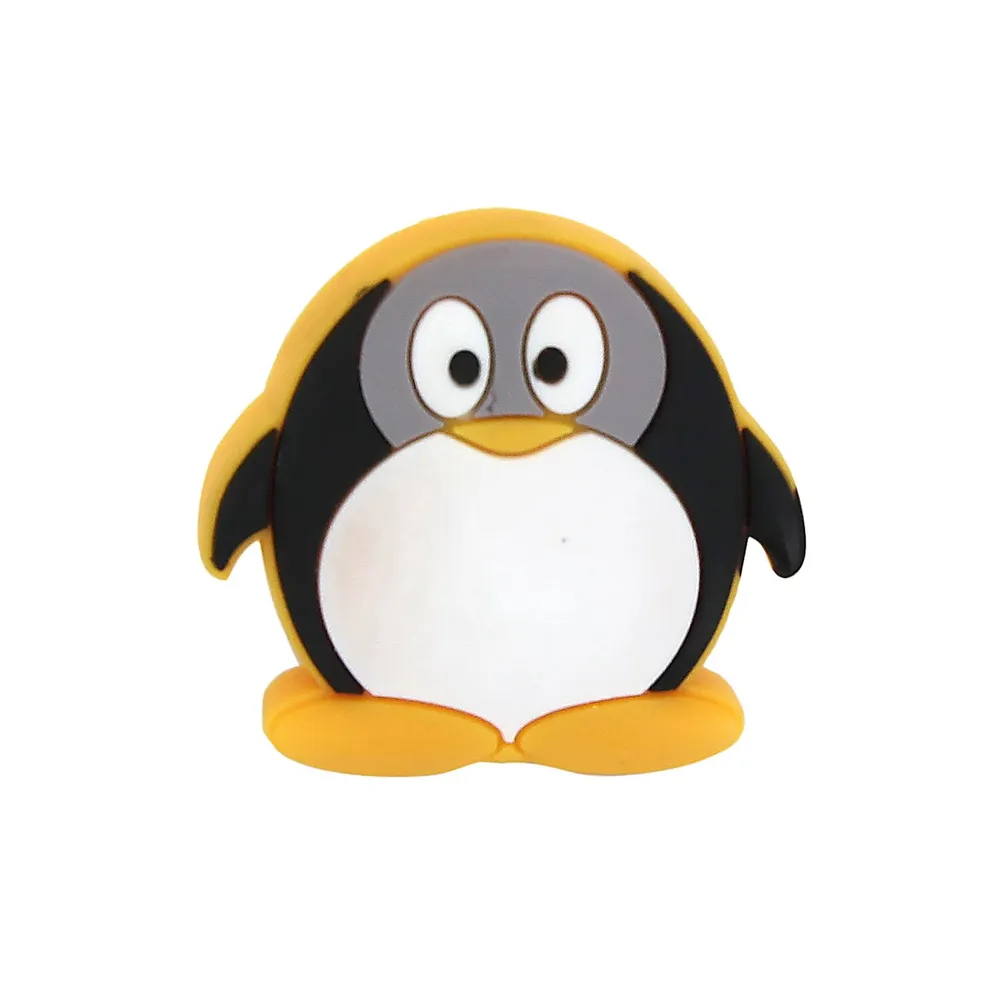 Buton pentru mobila, plastic, negru, forma pinguin, M 489.14.49
