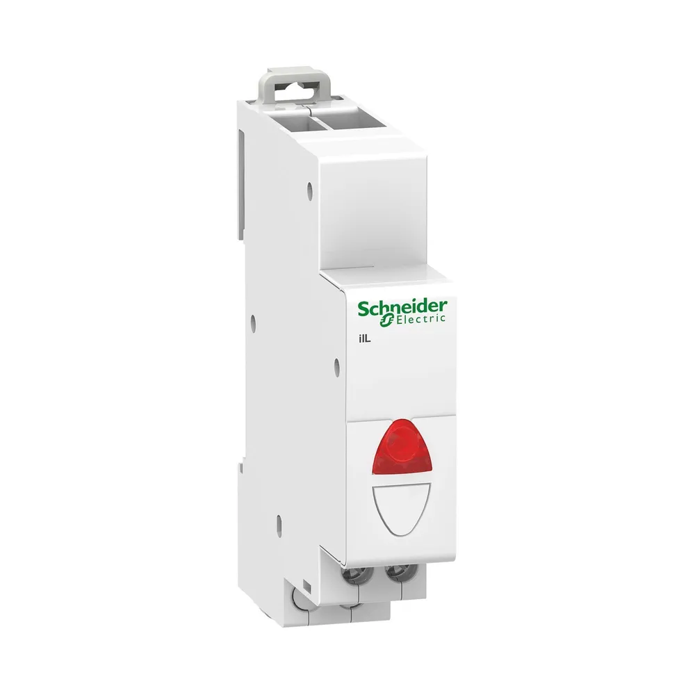 Buton Schneider, lumina verde, 110 - 230 VCA