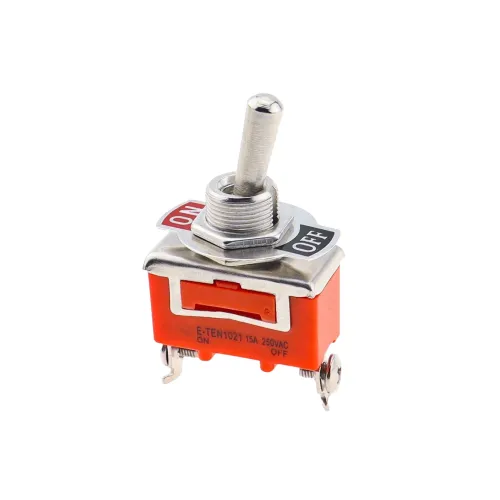 Buton universal 2 pozitii ON/OFF tip comutator metalic pentru instalatii auto si electrice
