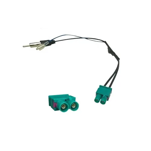 Cablu adaptor antena radio fakra dublu cu amplificator activ cu alimentare fakra