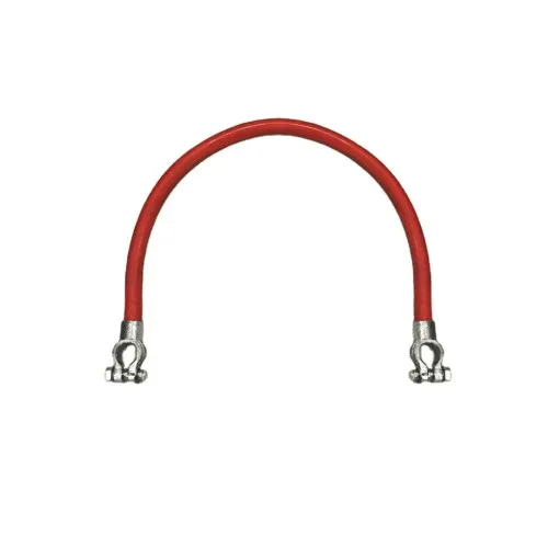 Cablu alimentare baterie borna 45 cm rosu