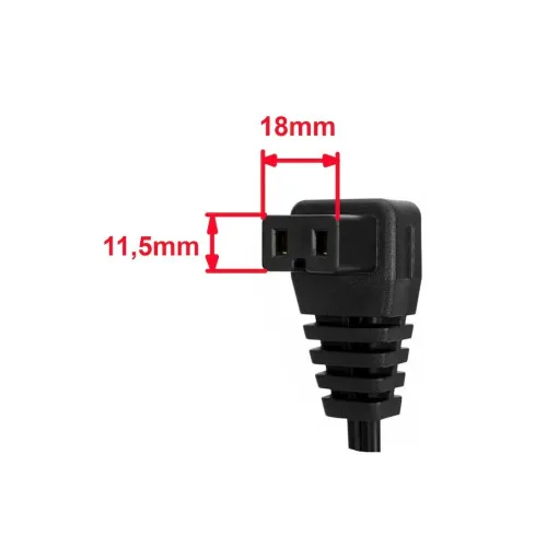 Cablu alimentare frigider auto, 2m, conector tip "Cygaro", 12/24V — imaginea 4