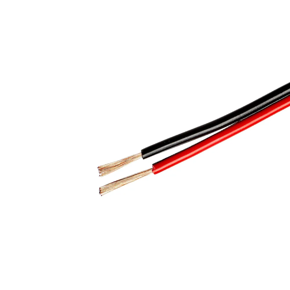 Cablu audio HI-FI Lexman, 2 x 1.5 mm², 25 m, PVC, negru/rosu