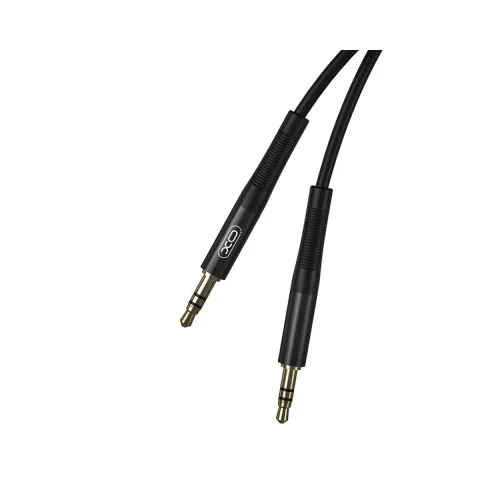 Cablu audio XO Jack 3.5 mm la Jack 3.5 mm negru 1 m — imaginea 2