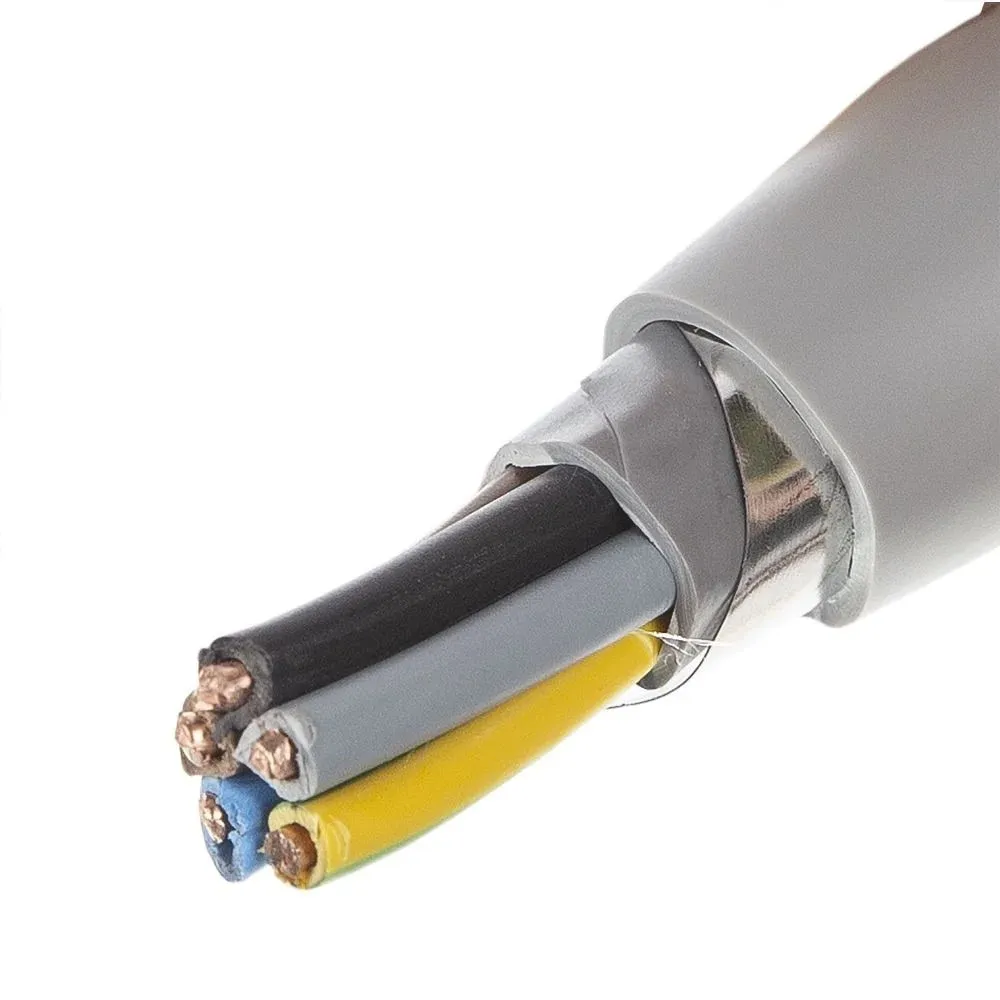 Cablu electric CYABY-F, 5 x 4 mm², gri, la metru