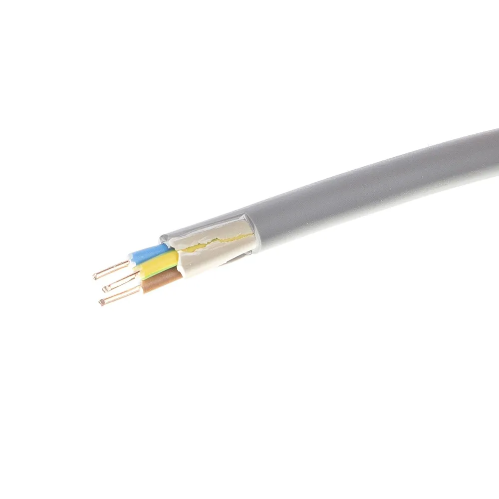 Cablu electric CYY-F, 3 x 2.5 mm², 25 m, gri