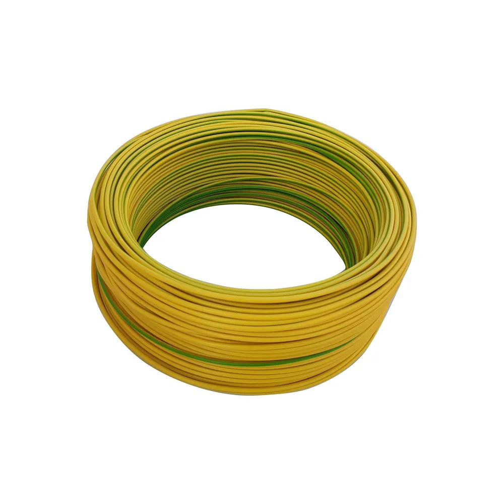 Cablu electric FY, H07V-U, 2.5 mm², 100 m, verde/galben