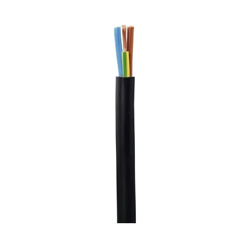 Cablu electric MYYM H05VV-F 3x1 mm negru, 25 m