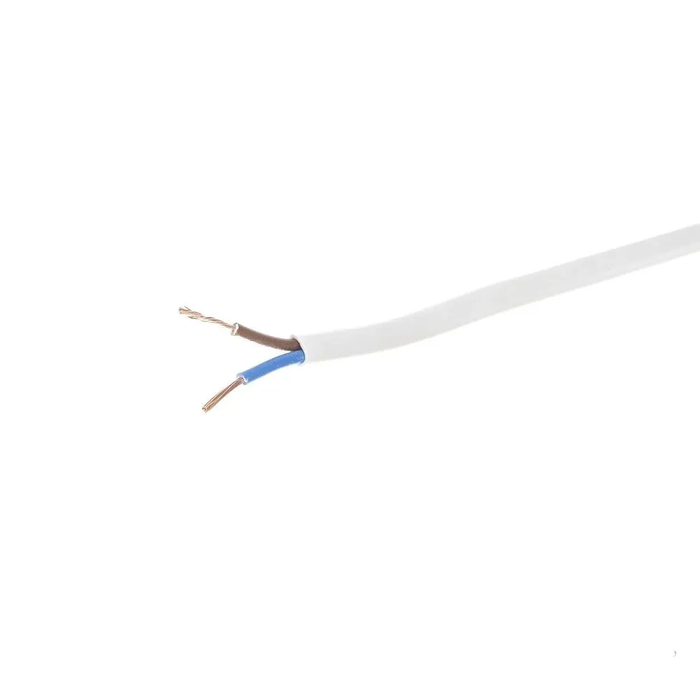 Cablu electric MYYUP H03VVH2-F 2x1.5mm alb 1m