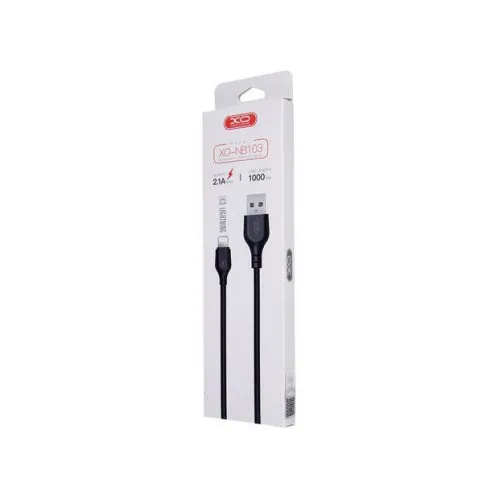 Cablu incarcare 2.1A USB-A la Lightning 2 m negru — imaginea 2