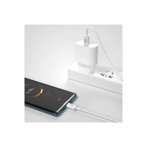 Cablu incarcare 20W PD Quick Charge transfer date Type-C la Lightning compatibil iPhone 2 m alb — imaginea 4