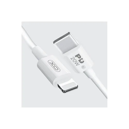 Cablu incarcare 20W PD Quick Charge transfer date Type-C la Lightning compatibil iPhone 2 m alb — imaginea 3