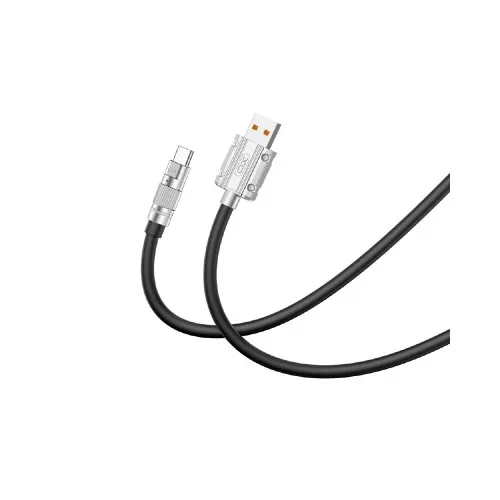 Cablu incarcare 6A si transfer date USB-A la USB-C 1.2 m negru XO