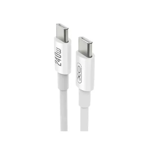 Cablu incarcare si date Type C la Type C 240W Quick Charge negru 1 m — imaginea 2