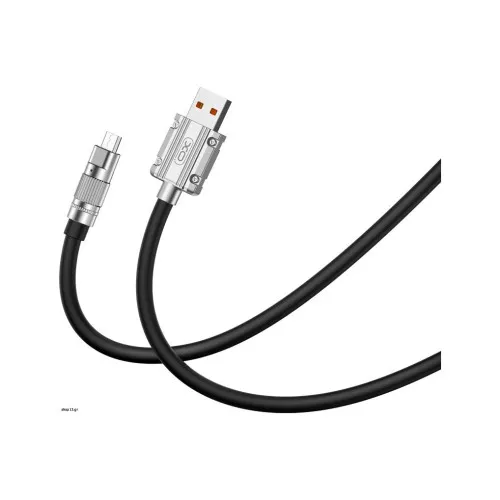 Cablu incarcare si transfer date XO 6A USB-A la Micro USB negru 1.2 m