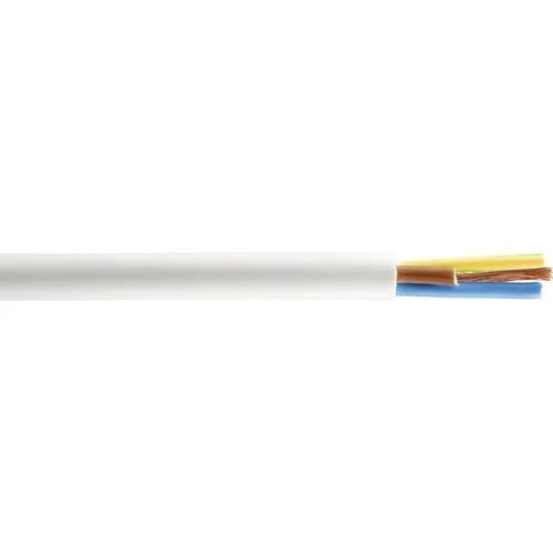 Cablu MYYM (H03VV-F) 3x0, 75 mm² alb, inel 100m