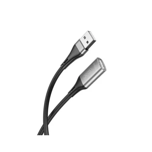 Cablu prelungitor XO USB 2.0 USB-A tata la USB-A mama 3 m negru