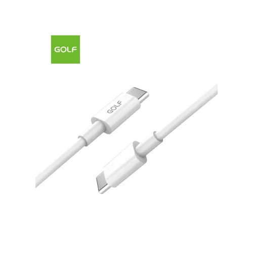 Cablu Type C - Type C PD QC 65W Alb — imaginea 2
