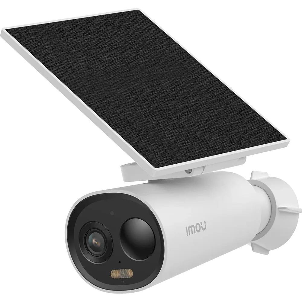 Camera IP Wireless IMOU Cell 3C AIO, 3K UHD, 5MP, IR, Night Vision, Alb
