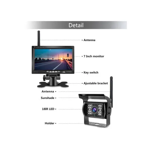 Camera marsarier wireless 12V-24V / monitor 7 inch — imaginea 7