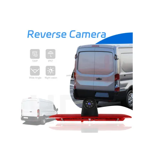 Camera pentru mers înapoi cu lampa de frana compatibila Ford Transit 2014-2018 — imaginea 3