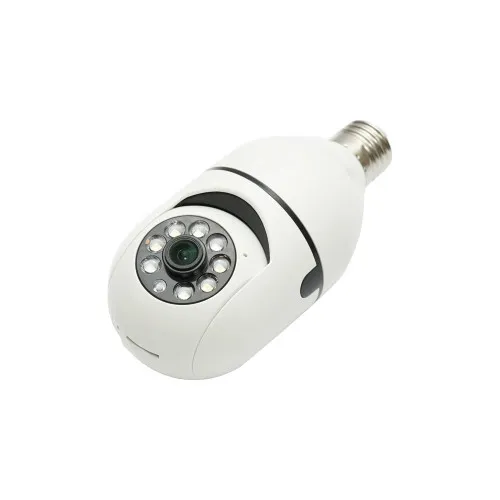 Camera supraveghere WiFi tip bec E27 PTZ 1080P cu senzor miscare si aplicatie YIIoT — imaginea 2