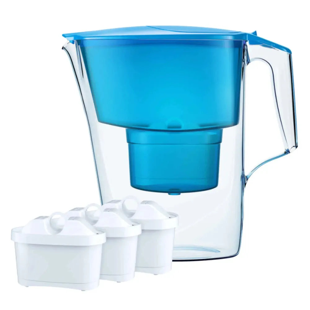 Cana filtranta, pentru apa potabila, Aquaphor Time, 2.5 L, cu 3 cartuse B25