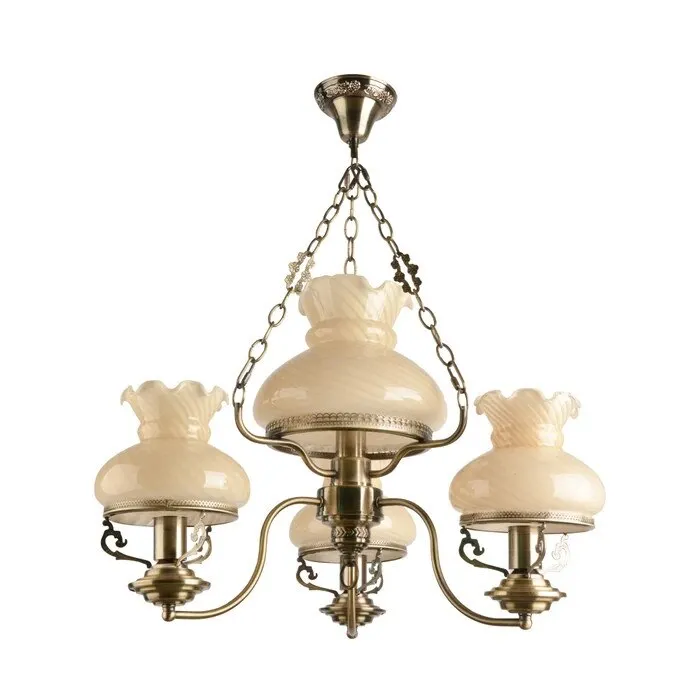 Candelabru Russet KL104004, 4 x E27, bronz + crem, vintage