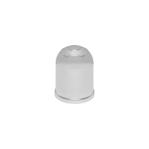 Capac argintiu pentru carlig remorcare cu opritor metalic Ø50mm