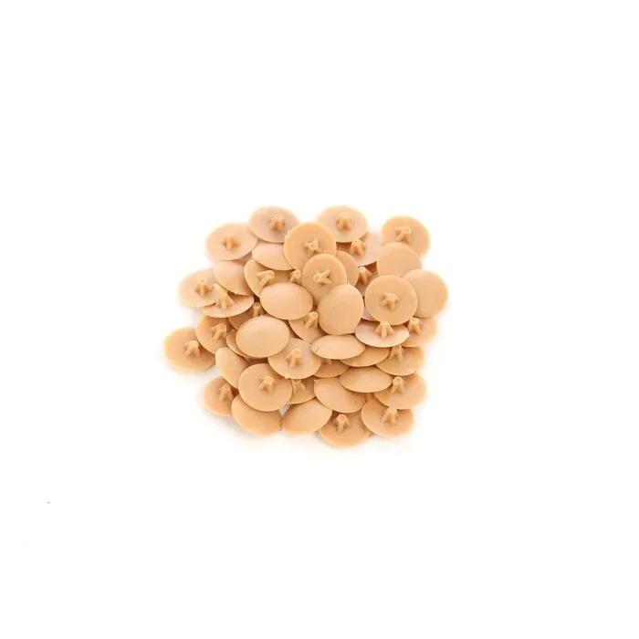 Capac plastic, pentru mascare suruburi mobila, PZ1, bej, set 50 bucati