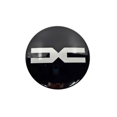 Capac roata original Dacia lucios alb negru compatibil Dacia Duster II Sandero II Logan II