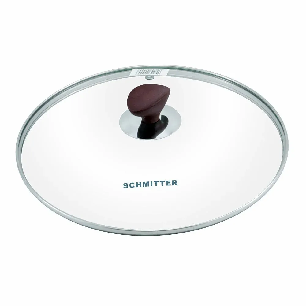 Capac, sticla termorezistenta, Schmitter, 22 cm, rotund, transparent