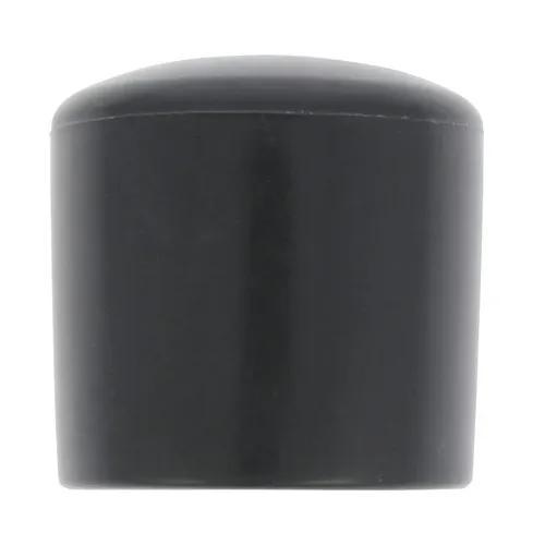 Capace din plastic Tarrox, O25mm, set 8 bucati, negru